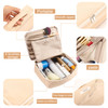 Queboom Travel Makeup Bag Cosmetic Bag Makeup Bag Toiletry bag for women and men Black