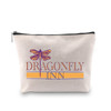 GJTIM TV Show Inspired Gift TV Show Lover Merchandise Dragonfly Makeup Bag for Fans Fandom