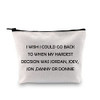 Music Group Inspired Gift Music Band Fan Gift Zipper Pouch NKTB Celebrity Gift Makeup Bag for Music Lovers On Block Bag