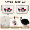 Hanamiya Na Snacks Bag for Travel Funny Waterproof Makeup Bag Washable Reusable for Travel Beach Cute Toiletry Bags for