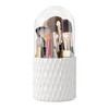 DooGooCoo Upgrade Rotating Makeup Brush Holder Dustproof Waterproof 360 Rotating Cosmetics Make up Brush Organizer Stora