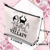 BDPWSS Evil Females Gift Villain Lover Makeup bag Chillin Like a Villain Gift Evil Group Gift Bad Witches Cosmetic Bag