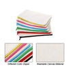 Gejoy 12 Pieces Multipurpose Canvas Cosmetic Bag Makeup Pouches with Zipper Canvas Bag Blank Makeup Bag Pouch Travel Toi