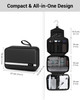 Maliton Toiletry Bag for Men Women Travel Toiletry Bag Hanging Toiletry Bag Hygiene Organizer with 4 Compartments Waterp