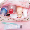 Narwey Small Hanging Travel Toiletry Bag for Kids Girls Women Travel Bag for Toiletries Makeup Bag Organizer Make Up Bag