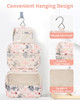 Narwey Small Hanging Travel Toiletry Bag for Women Travel Bag for Toiletries Makeup Bag Organizer Cosmetic Bags Make Up
