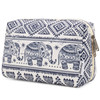 Narwey Cute Makeup Bag Travel Cosmetic Bag Organizer Toiletry Bag Make Up Bags with Compartments for Women Girls Large E