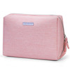 Narwey Makeup Bag Travel Cosmetic Bag Organizer Toiletry Bag Make Up Bags with Compartments for Women Girls Large Pink