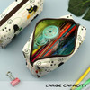 LParkin Cute Cat Pencil Case Bag Knitting Notion Pouch Kitten Gifts for Cat Lovers Makeup Bag Cosmetics Bag Zipper Closu