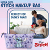 Disney Stitch Valentines Gifts for Women Makeup Bag for Girls Teens Cute Travel Toiletry Bag for Beauty Accessories Zipp