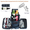 Buruis Extra Large Toiletry Bag for Men Travel Toiletry Organizer Dopp Kit Waterresistant Shaving Bags PU Leather Cosmet