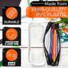 Small Makeup Bag for Purse 2 Pcs Clear Zipper Pouches Soft Elastic Waterproof Plastic Small Cosmetic Bag for Purse Space