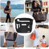 iN MultiPocket Travel Handbag Organizer Insert Large for Tote Bag Purse Liner Insert Organizer with Handles Large Black