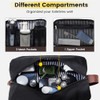 Vorspack Toiletry Bag for Men Water Resistant Travel Bag for Toiletries Accessories Travel Essentials Gifts Black