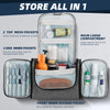 Buruis Large Toiletry Bag for Women and Men Hanging Travel Bag for Makeup Cosmetics Shaving Toiletries WaterResistant Do