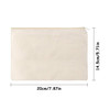 meekoo 16 Pack Blank Canvas Pouch Zipper Cosmetic Bag Bulk Plain Makeup Pouch Sublimation DIY Craft Multipurpose Travel