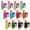 Homakover 12 Pack Compact ClipOn Lipstick Holder Keychain in 12 ColorsLip Balm Sleeves with Clip Fits Most Standard Lip