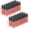 Hedume 2 Pack Lip Gloss Holder Organizer 24 Spaces Acrylic Lip Gloss Makeup Holder Lipgloss Display Case for Tall Produc
