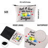 G2TUP Budgie Lover Gift Who Loves Budgies Makeup Bag Budgie Mom Cosmetic Bag Parakeet Pet Bird Lover Gift for Budgerigar