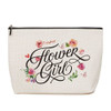 HOWDOUDO Flower Girl Gift Wedding Gift for Flower Girls Wedding Party Bag Bridal Shower Gifts Thank You Makeup Bag Bache
