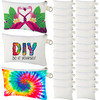 Weewooday Sublimation Blanks Cosmetic Bags Multipurpose DIY Heat Transfer Makeup Bags Toiletry Pouch Iron on Transfer Zi