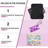 Canboc Essential Oil Storage Holder Organizer Carrying Case Essential Oils Box Holds 70 Bottles 5ml 10ml 15ml 20ml Bottl