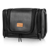 MIRASON Travel Toiletry Bag Hanging Toiletry Bag for Men Leather Travel Shower Bag for Toiletries Dopp Kit Bathroom Bag
