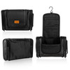 MIRASON Travel Toiletry Bag Hanging Toiletry Bag for Men Leather Travel Shower Bag for Toiletries Dopp Kit Bathroom Bag