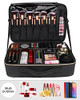 MONSTINA Large Makeup Travel Case BagProfessional Makeup Artist Train Case with Brush organizerLarge Capacity Cosmetic B
