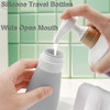 Vonpri Silicone Travel Bottles Leak Proof Squeezable Refillable Travel Accessories Toiletries Containers Travel Size Cos