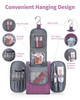 Narwey Small Hanging Toiletry Bag Women Travel Makeup Bag Organizer Toiletries Bag for Travel Size Essentials Accessorie