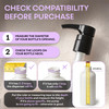 BRIGHTFROM Universal Dispensing Pump Perfect for Shampoo Conditioner 1 L 338 OZ Fits Most Bottles or Any Refillable Bott