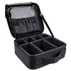 JOURMON Travel Makeup Bag Large Capacity Cosmetic Train Case for Women Portable Pouch Open Flat Artist Brushes Toiletry