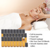 Easytle Essential Oil Roller Bottles 24 Pack Amber Glass Balls Roller Bottles 5ml for Essential Oils Roll on Bottle 96 P