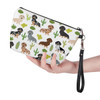 Mumeson Tropical Dachshund Print Makeup Bag for Purse Portable Cosmetic Bags for Women Coin Purse Lipstick Cosmetic Acce