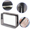 Wobe 5 Packs Clear Cosmetics Bag TSA Approved PVC Zippered Toiletry Carry Pouch Portable Makeup Bag for Vacation Travel