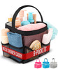 Masirs Shower Caddy Mesh 9 Pocket Portable Bathroom Organizer Tote for Travel Gym Dorm Collapsible Small Shower Caddy Ba