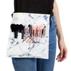 Glamlily Makeup Brush Belt with 22 Pockets Design for Tools Accessories PU Leather Cosmetic Apron Portable Compact Brush