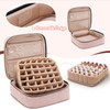 Yarwo Nail Polish Carrying Bag Holds 36 Bottles 15ml05 floz Travel Storage Organizer for Nail Polish and Manicure Access