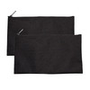 Cardinal bag supplies Multipack of 2 Compact Zipper Cloth Pouches Zipper Bag Travel Toiletry Cosmetics Stationary Case 1