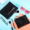 Boao 6 Pieces Mesh Makeup Bags Mesh Cosmetic Bag Portable Travel Organizing Zipper Pouch Toiletries Makeup Pouches for H