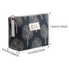 Boao 4 Pieces Canvas Makeup Bags Set Small Cosmetic Pouches for Purse with Zipper Multi Functional Toiletry Travel Case