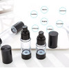 Ergonflow 3Pcslot 15ML 30ML 50ML Empty Black Airless Lotion Cream Pump Plastic Container Cosmetic Bottle Dispenser Trave