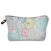 Deanfun Cosmetic Bag for Women Mandala Flowers Waterproof Makeup Bags Roomy Toiletry Pouch Travel Accessories Gifts 5156
