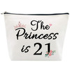 Charmoly 21st Birthday Gifts for Women Best Friend Daughter Funny 21 Year Old Birthday Gift for Her The Princess is 21 C
