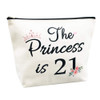 Charmoly 21st Birthday Gifts for Women Best Friend Daughter Funny 21 Year Old Birthday Gift for Her The Princess is 21 C