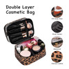 imerelez Doublelayer Cosmetic Bag Makeup Bag Travel Makeup Bag Makeup Bags for Women Cosmetics Cases Portable Waterproof
