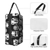 Womens Cosmetic Bags Horror Icons Makeup Pouch Travel Toiletry Storage Bag
