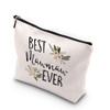 WCGXKO Best Mawmaw Ever Grandma Gift Mawmaw Gift Zipper Makeup Bags Travel Waterproof Toiletry Bag Accessories Best Mawm