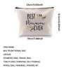 WCGXKO Best Mawmaw Ever Grandma Gift Mawmaw Gift Zipper Makeup Bags Travel Waterproof Toiletry Bag Accessories Best Mawm